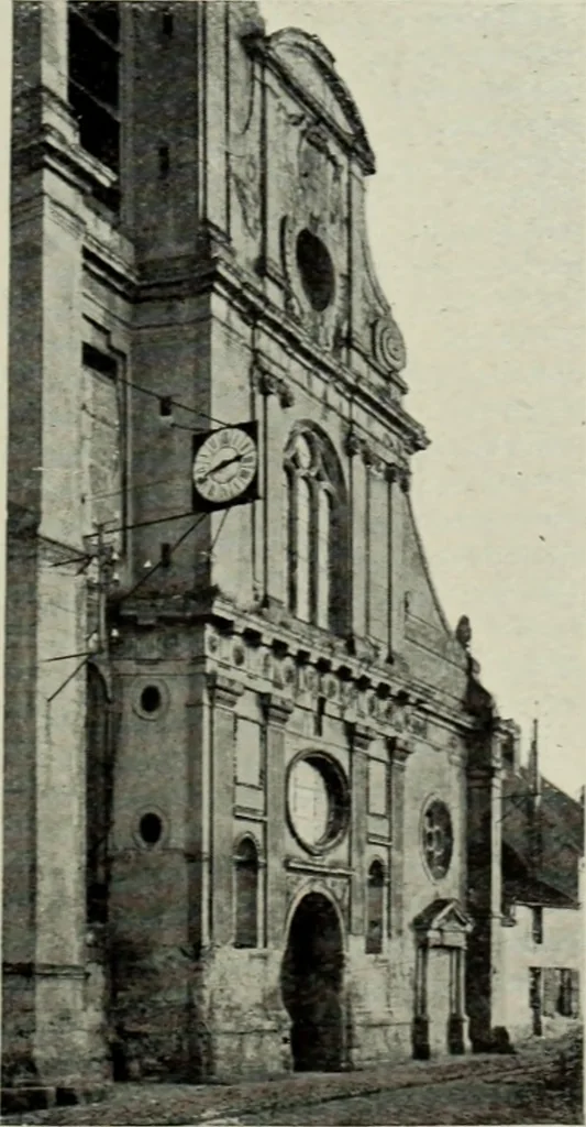 An illustration from The architecture of the Renaissance in France; a history of the evolution of the arts of building, decoration and garden design under classical influence from 1495 to 1830, 1911, leaf 238