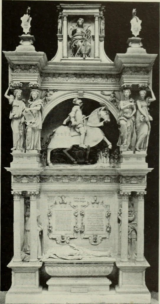 An illustration from The architecture of the Renaissance in France; a history of the evolution of the arts of building, decoration and garden design under classical influence from 1495 to 1830, 1911, leaf 244