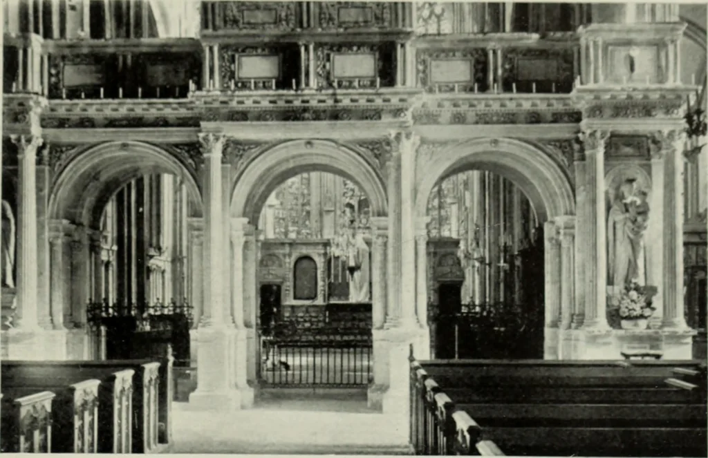 An illustration from The architecture of the Renaissance in France; a history of the evolution of the arts of building, decoration and garden design under classical influence from 1495 to 1830, 1911, leaf 246