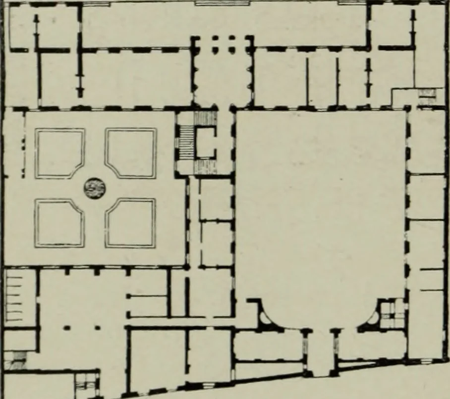 An illustration from The architecture of the Renaissance in France; a history of the evolution of the arts of building, decoration and garden design under classical influence from 1495 to 1830, 1911, leaf 259