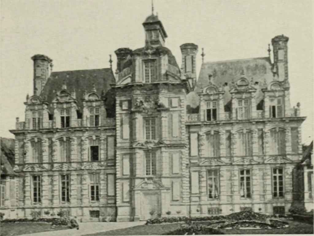 An illustration from The architecture of the Renaissance in France; a history of the evolution of the arts of building, decoration and garden design under classical influence from 1495 to 1830, 1911, leaf 264