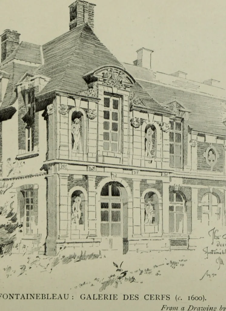 An illustration from The architecture of the Renaissance in France; a history of the evolution of the arts of building, decoration and garden design under classical influence from 1495 to 1830, 1911, leaf 275