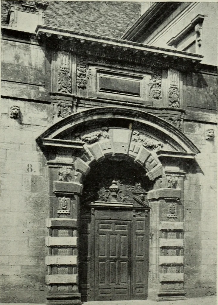 An illustration from The architecture of the Renaissance in France; a history of the evolution of the arts of building, decoration and garden design under classical influence from 1495 to 1830, 1911, leaf 286
