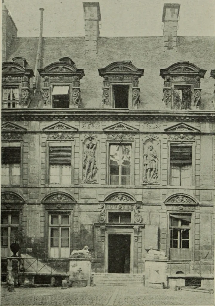 An illustration from The architecture of the Renaissance in France; a history of the evolution of the arts of building, decoration and garden design under classical influence from 1495 to 1830, 1911, leaf 291