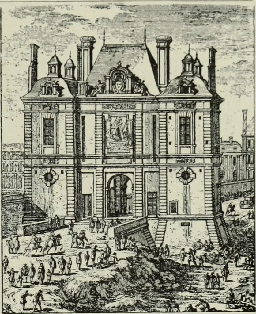 An illustration from The architecture of the Renaissance in France; a history of the evolution of the arts of building, decoration and garden design under classical influence from 1495 to 1830, 1911, leaf 292