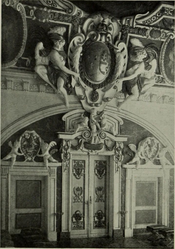 An illustration from The architecture of the Renaissance in France; a history of the evolution of the arts of building, decoration and garden design under classical influence from 1495 to 1830, 1911, leaf 293