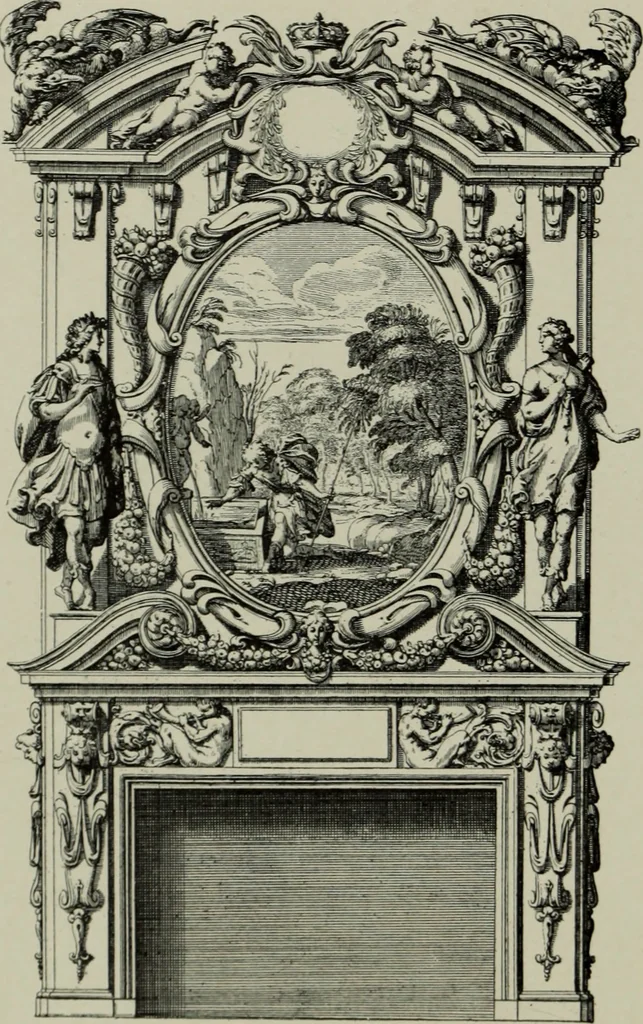 An illustration from The architecture of the Renaissance in France; a history of the evolution of the arts of building, decoration and garden design under classical influence from 1495 to 1830, 1911, leaf 297