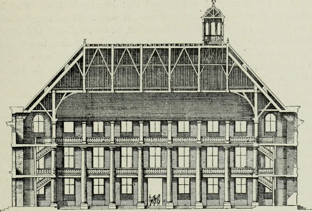 An illustration from The architecture of the Renaissance in France; a history of the evolution of the arts of building, decoration and garden design under classical influence from 1495 to 1830, 1911, leaf 300