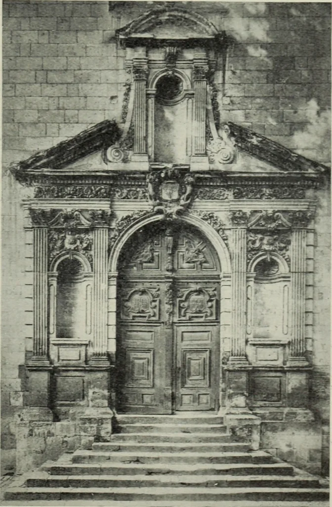 An illustration from The architecture of the Renaissance in France; a history of the evolution of the arts of building, decoration and garden design under classical influence from 1495 to 1830, 1911, leaf 304