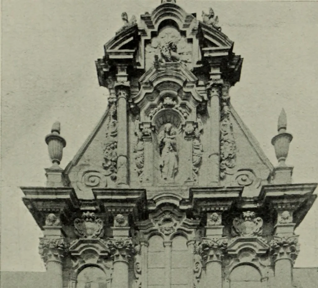 An illustration from The architecture of the Renaissance in France; a history of the evolution of the arts of building, decoration and garden design under classical influence from 1495 to 1830, 1911, leaf 307