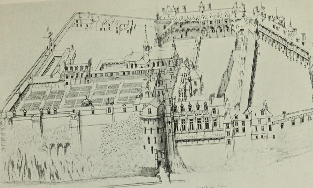 An illustration from The architecture of the Renaissance in France; a history of the evolution of the arts of building, decoration and garden design under classical influence from 1495 to 1830, 1911, leaf 40
