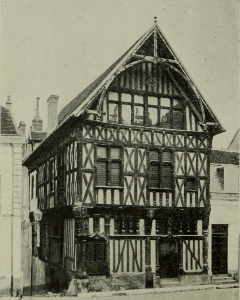 An illustration from The architecture of the Renaissance in France; a history of the evolution of the arts of building, decoration and garden design under classical influence from 1495 to 1830, 1911, leaf 45