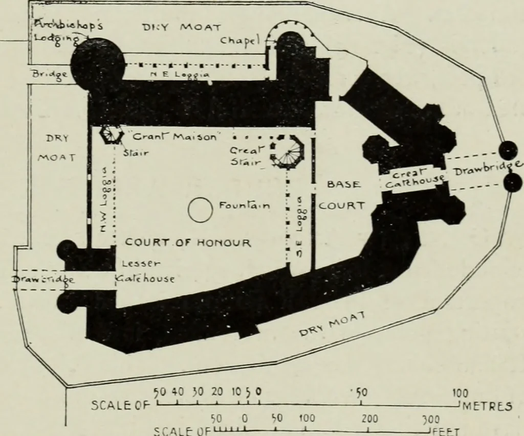 An illustration from The architecture of the Renaissance in France; a history of the evolution of the arts of building, decoration and garden design under classical influence from 1495 to 1830, 1911, leaf 48