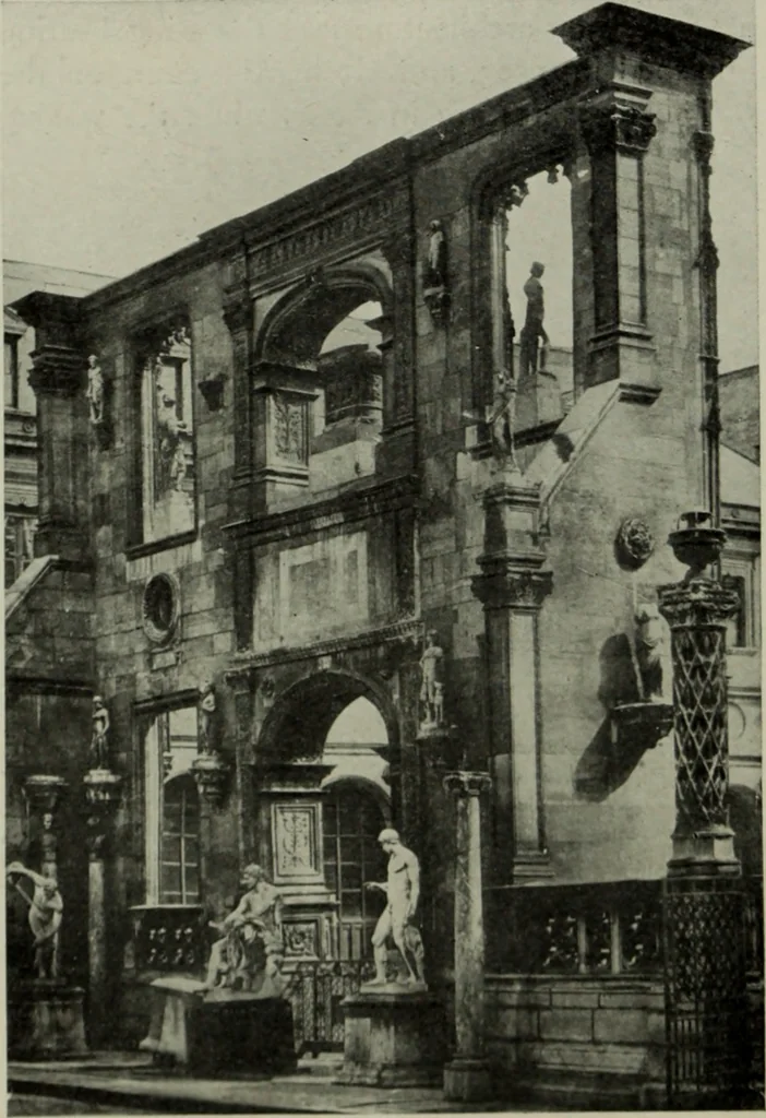An illustration from The architecture of the Renaissance in France; a history of the evolution of the arts of building, decoration and garden design under classical influence from 1495 to 1830, 1911, leaf 53