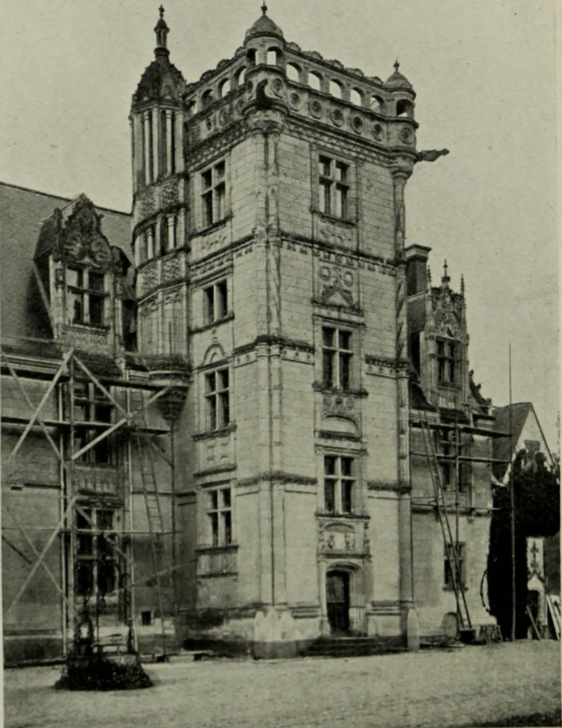 An illustration from The architecture of the Renaissance in France; a history of the evolution of the arts of building, decoration and garden design under classical influence from 1495 to 1830, 1911, leaf 55