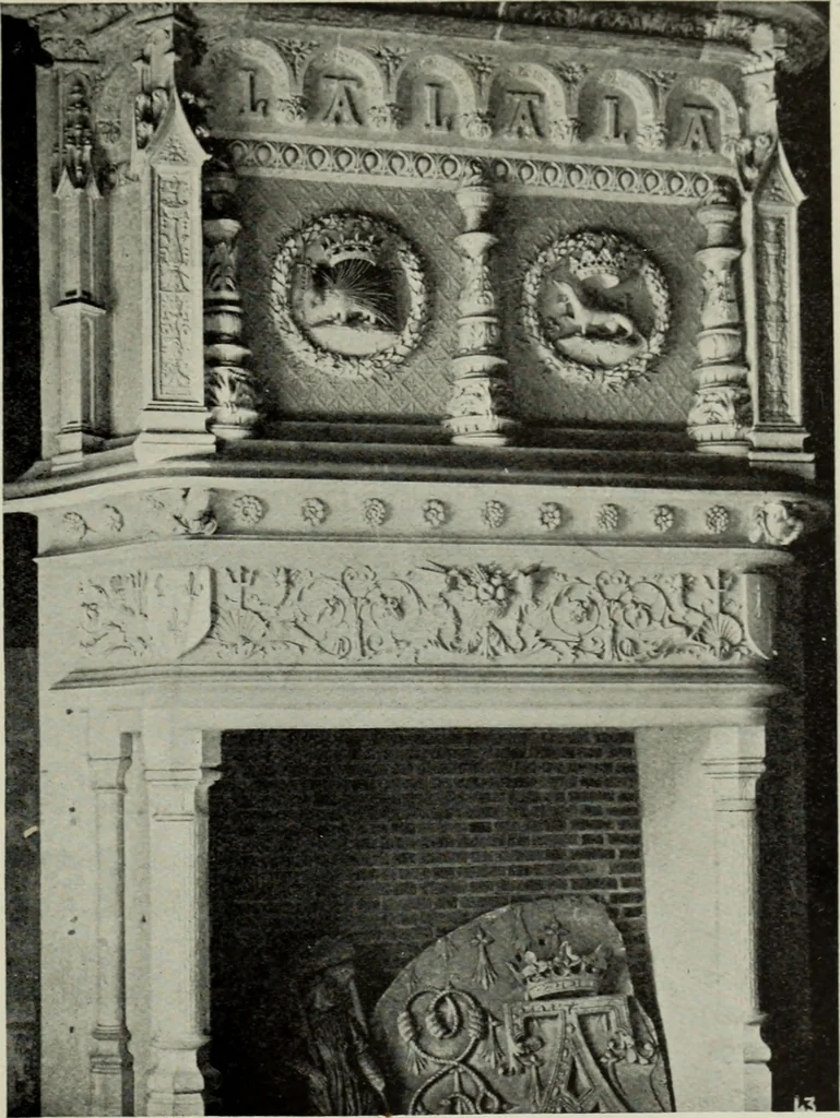 An illustration from The architecture of the Renaissance in France; a history of the evolution of the arts of building, decoration and garden design under classical influence from 1495 to 1830, 1911, leaf 64