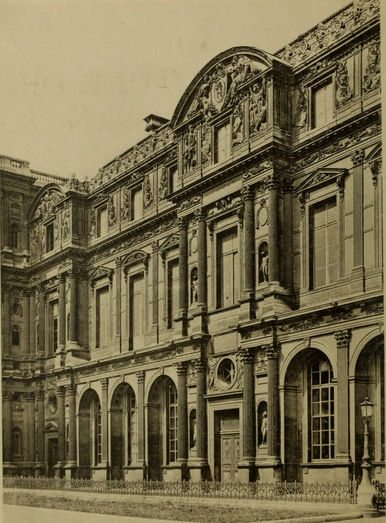 An illustration from The architecture of the Renaissance in France; a history of the evolution of the arts of building, decoration and garden design under classical influence from 1495 to 1830, 1911, leaf 7