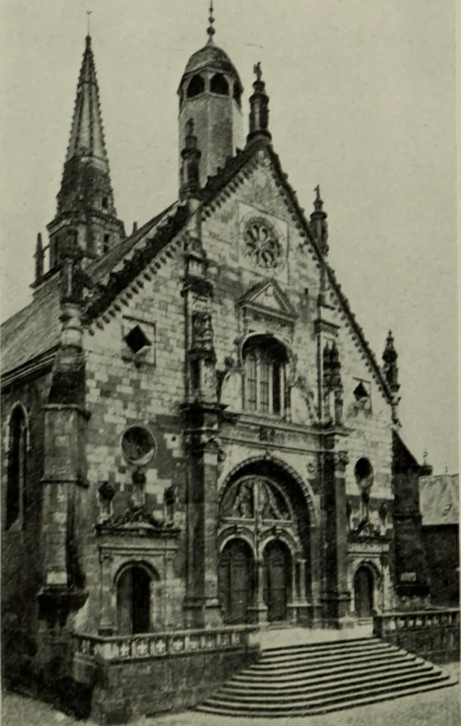 An illustration from The architecture of the Renaissance in France; a history of the evolution of the arts of building, decoration and garden design under classical influence from 1495 to 1830, 1911, leaf 71