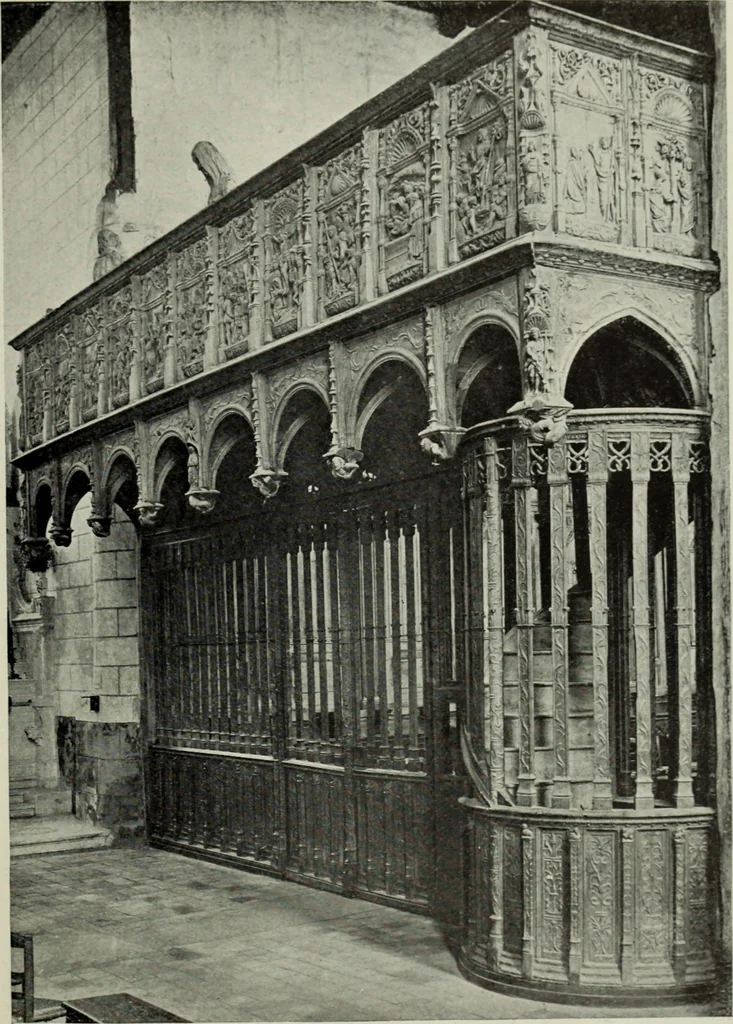 An illustration from The architecture of the Renaissance in France; a history of the evolution of the arts of building, decoration and garden design under classical influence from 1495 to 1830, 1911, leaf 74