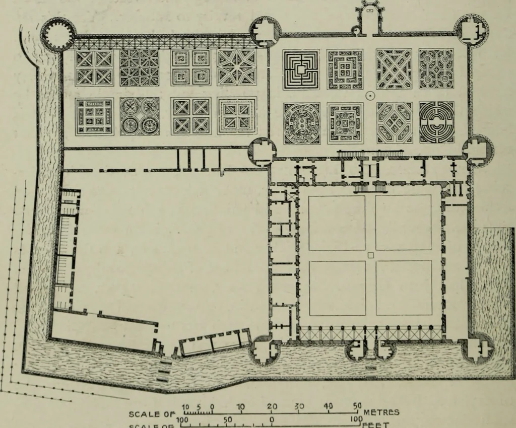 An illustration from The architecture of the Renaissance in France; a history of the evolution of the arts of building, decoration and garden design under classical influence from 1495 to 1830, 1911, leaf 83