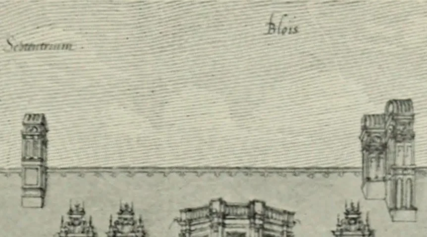 An illustration from The architecture of the Renaissance in France; a history of the evolution of the arts of building, decoration and garden design under classical influence from 1495 to 1830, 1911, leaf 88