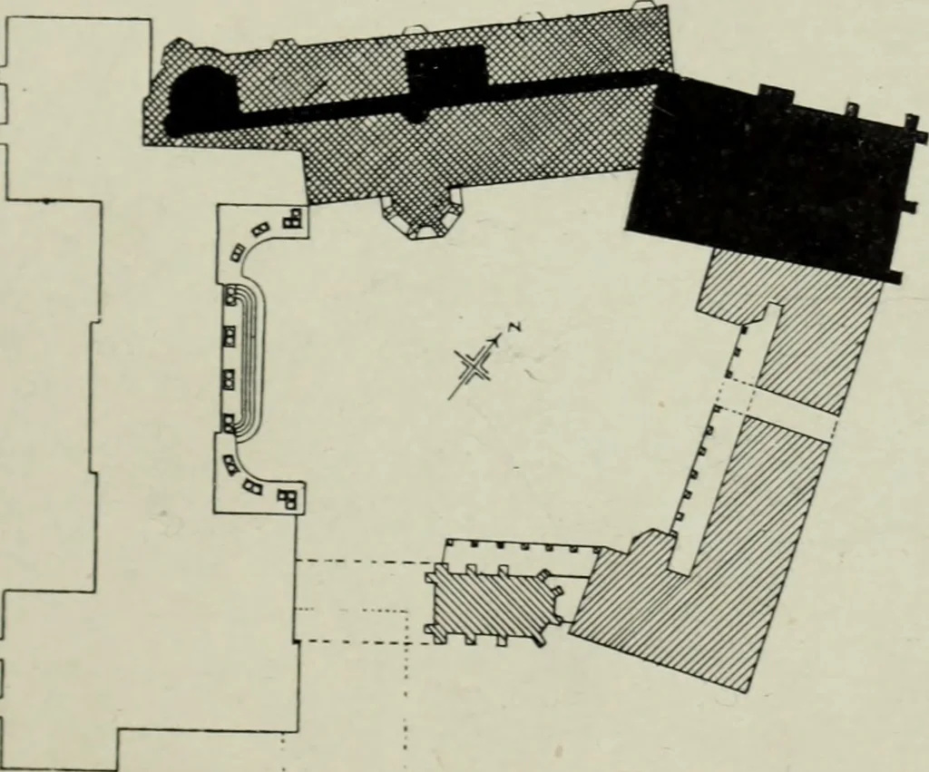 An illustration from The architecture of the Renaissance in France; a history of the evolution of the arts of building, decoration and garden design under classical influence from 1495 to 1830, 1911, leaf 88