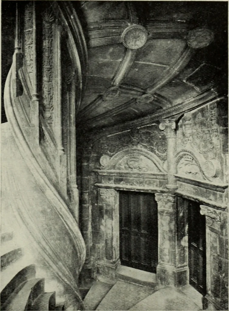 An illustration from The architecture of the Renaissance in France; a history of the evolution of the arts of building, decoration and garden design under classical influence from 1495 to 1830, 1911, leaf 90