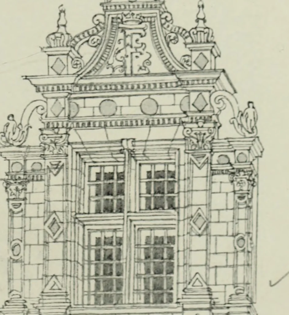 An illustration from The architecture of the Renaissance in France; a history of the evolution of the arts of building, decoration and garden design under classical influence from 1495 to 1830, 1911, leaf 92