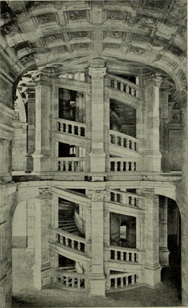An illustration from The architecture of the Renaissance in France; a history of the evolution of the arts of building, decoration and garden design under classical influence from 1495 to 1830, 1911, leaf 93