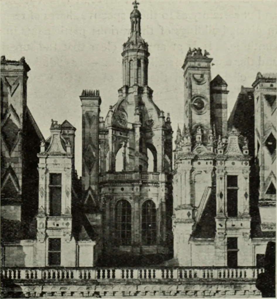 An illustration from The architecture of the Renaissance in France; a history of the evolution of the arts of building, decoration and garden design under classical influence from 1495 to 1830, 1911, leaf 94