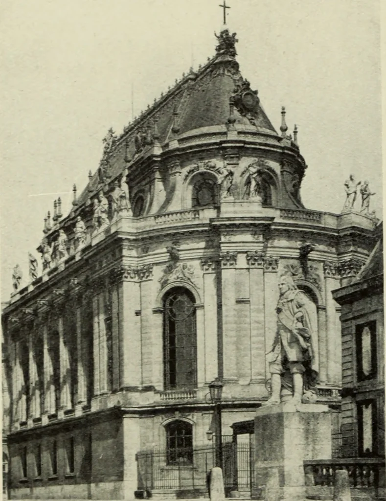 An illustration from The architecture of the Renaissance in France; a history of the evolution of the arts of building, decoration and garden design under classical influence from 1495 to 1830, 1911, leaf 105
