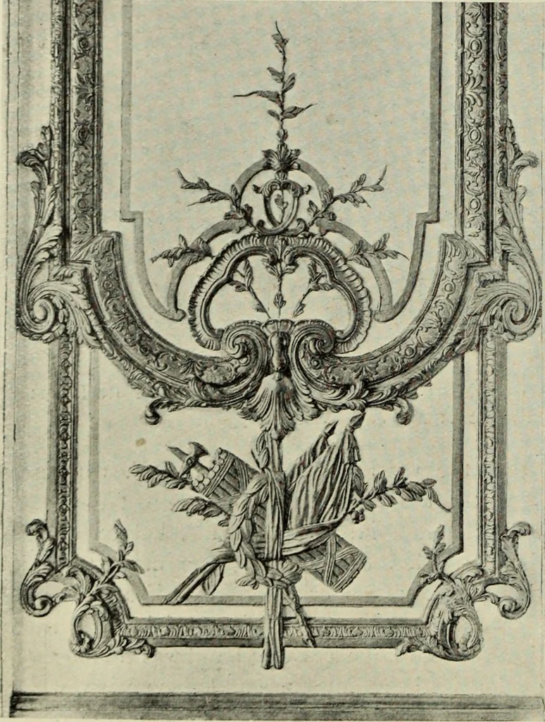 An illustration from The architecture of the Renaissance in France; a history of the evolution of the arts of building, decoration and garden design under classical influence from 1495 to 1830, 1911, leaf 113