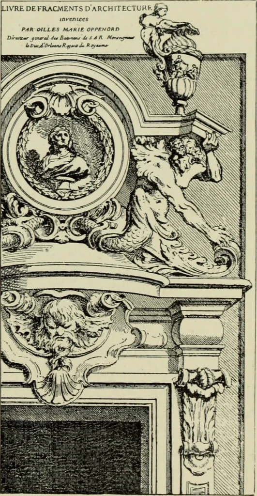 An illustration from The architecture of the Renaissance in France; a history of the evolution of the arts of building, decoration and garden design under classical influence from 1495 to 1830, 1911, leaf 124