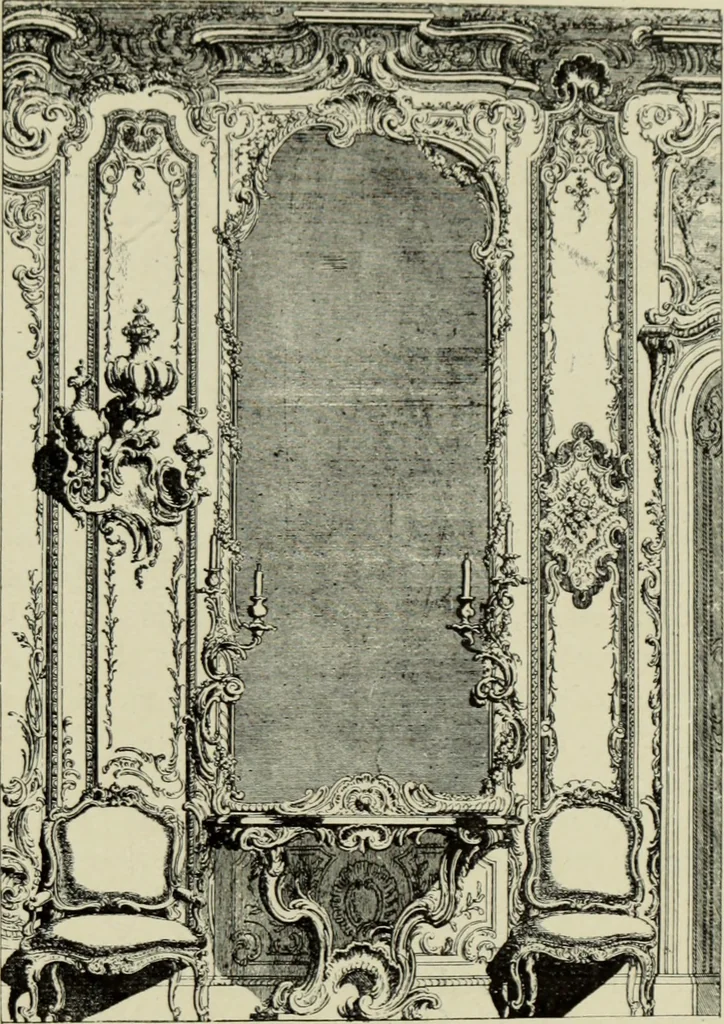 An illustration from The architecture of the Renaissance in France; a history of the evolution of the arts of building, decoration and garden design under classical influence from 1495 to 1830, 1911, leaf 126