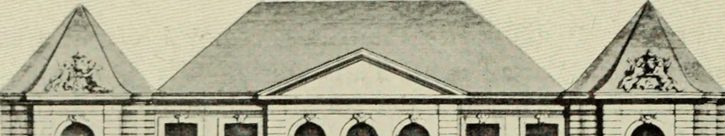 An illustration from The architecture of the Renaissance in France; a history of the evolution of the arts of building, decoration and garden design under classical influence from 1495 to 1830, 1911, leaf 133