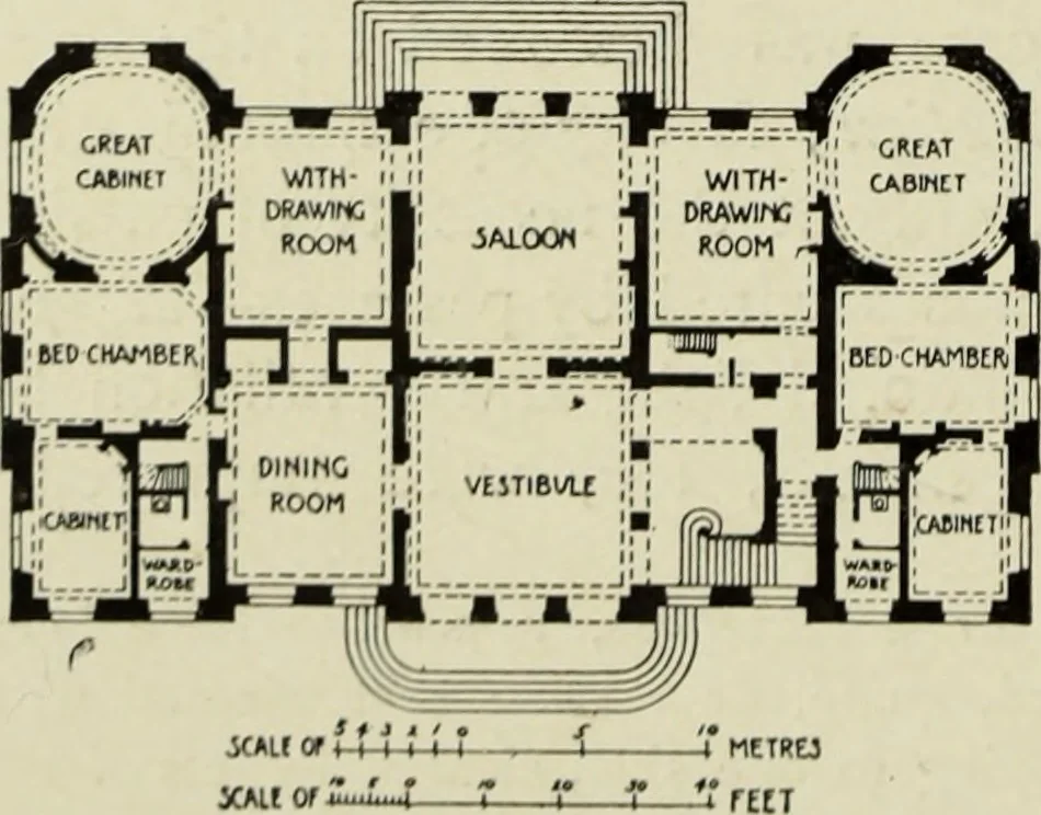 An illustration from The architecture of the Renaissance in France; a history of the evolution of the arts of building, decoration and garden design under classical influence from 1495 to 1830, 1911, leaf 133