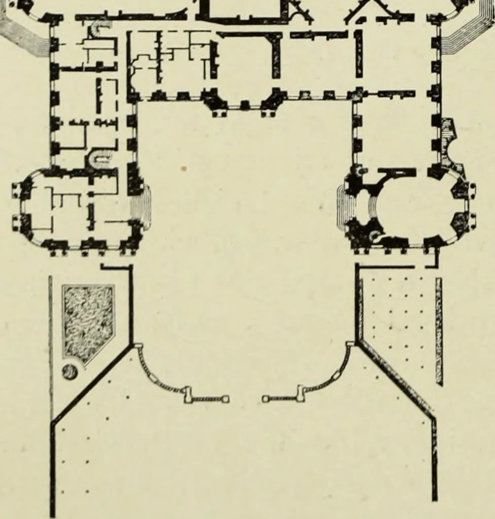 An illustration from The architecture of the Renaissance in France; a history of the evolution of the arts of building, decoration and garden design under classical influence from 1495 to 1830, 1911, leaf 137