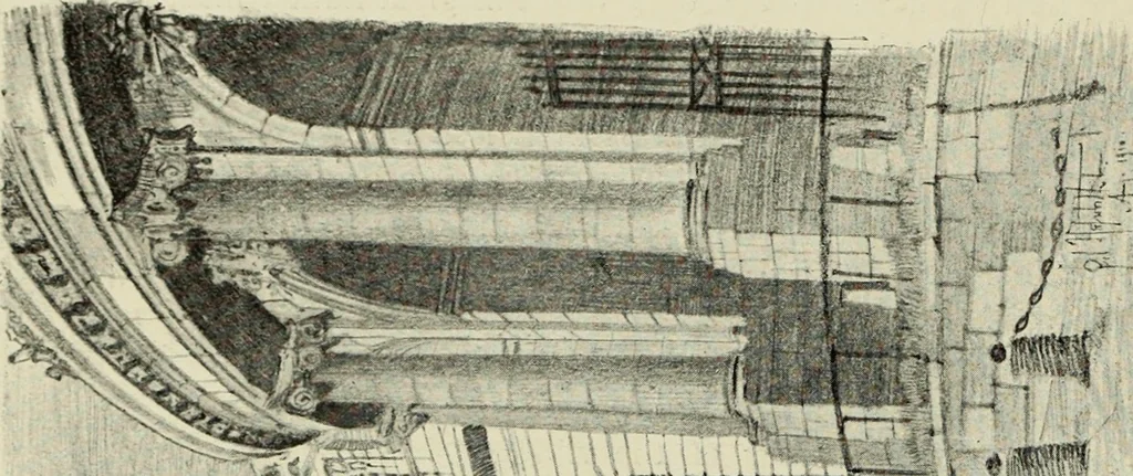 An illustration from The architecture of the Renaissance in France; a history of the evolution of the arts of building, decoration and garden design under classical influence from 1495 to 1830, 1911, leaf 141