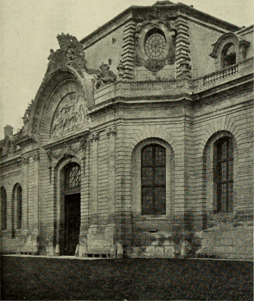 An illustration from The architecture of the Renaissance in France; a history of the evolution of the arts of building, decoration and garden design under classical influence from 1495 to 1830, 1911, leaf 141