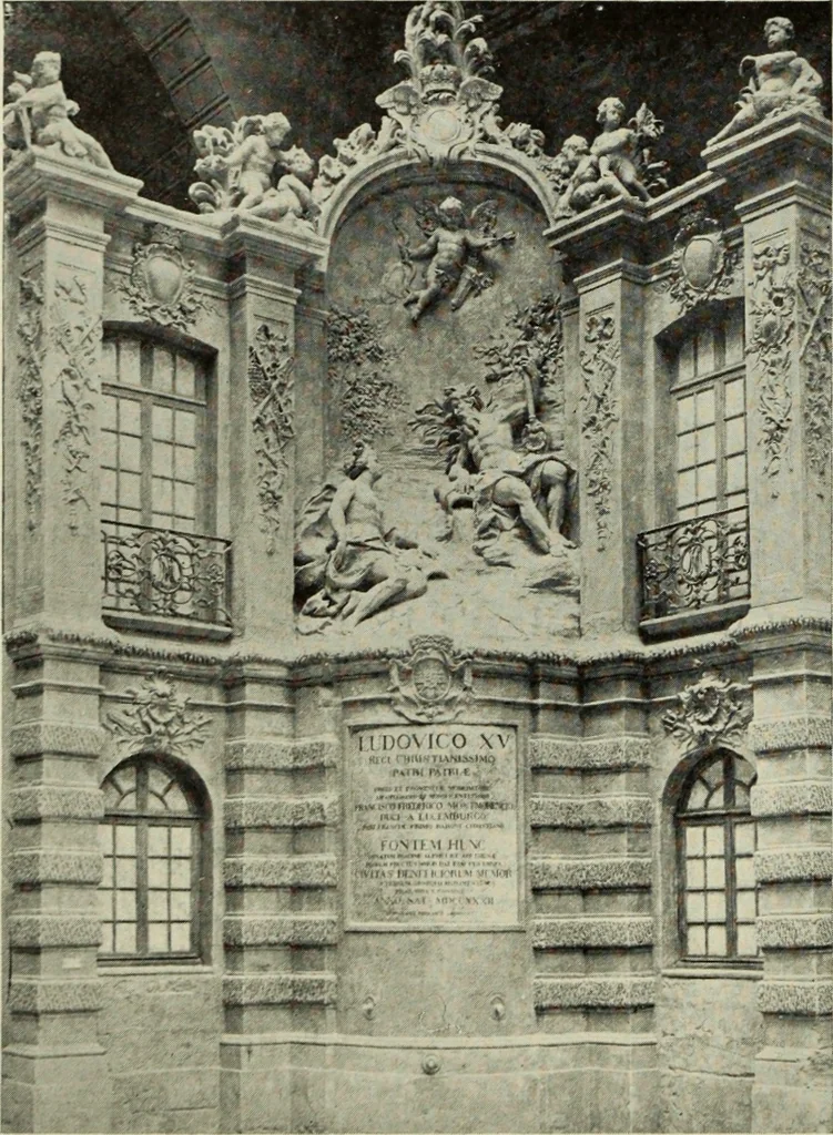 An illustration from The architecture of the Renaissance in France; a history of the evolution of the arts of building, decoration and garden design under classical influence from 1495 to 1830, 1911, leaf 149