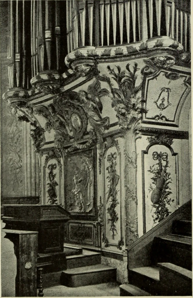 An illustration from The architecture of the Renaissance in France; a history of the evolution of the arts of building, decoration and garden design under classical influence from 1495 to 1830, 1911, leaf 161