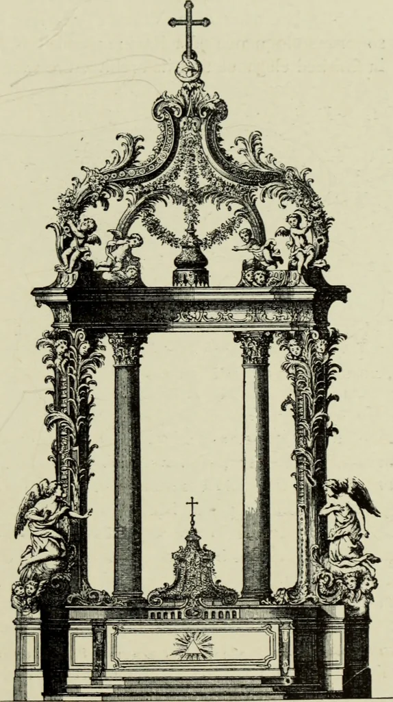 An illustration from The architecture of the Renaissance in France; a history of the evolution of the arts of building, decoration and garden design under classical influence from 1495 to 1830, 1911, leaf 162