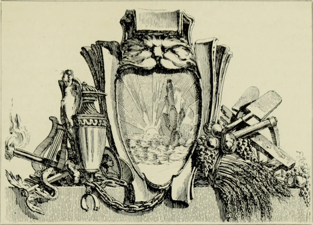 An illustration from The architecture of the Renaissance in France; a history of the evolution of the arts of building, decoration and garden design under classical influence from 1495 to 1830, 1911, leaf 164