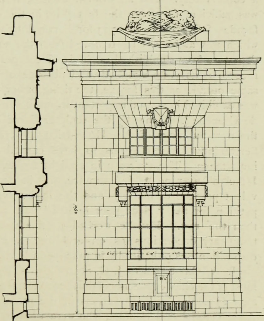An illustration from The architecture of the Renaissance in France; a history of the evolution of the arts of building, decoration and garden design under classical influence from 1495 to 1830, 1911, leaf 168