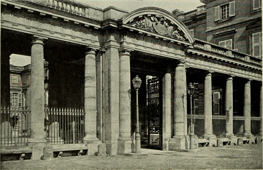 An illustration from The architecture of the Renaissance in France; a history of the evolution of the arts of building, decoration and garden design under classical influence from 1495 to 1830, 1911, leaf 177