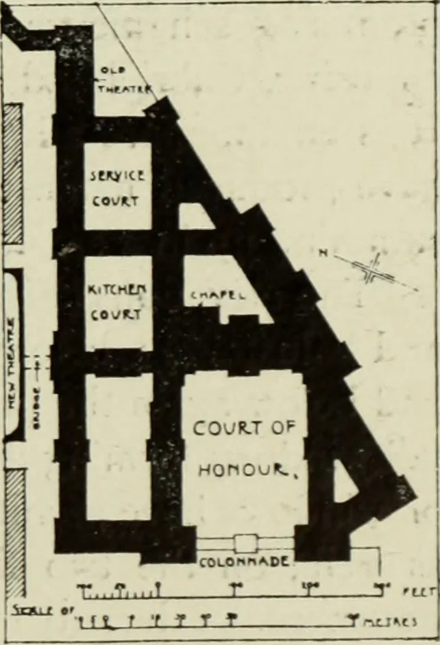 An illustration from The architecture of the Renaissance in France; a history of the evolution of the arts of building, decoration and garden design under classical influence from 1495 to 1830, 1911, leaf 178