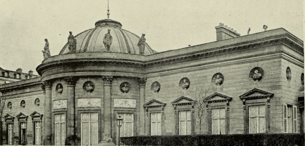 An illustration from The architecture of the Renaissance in France; a history of the evolution of the arts of building, decoration and garden design under classical influence from 1495 to 1830, 1911, leaf 189