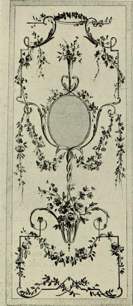 An illustration from The architecture of the Renaissance in France; a history of the evolution of the arts of building, decoration and garden design under classical influence from 1495 to 1830, 1911, leaf 195