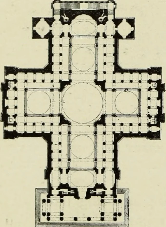 An illustration from The architecture of the Renaissance in France; a history of the evolution of the arts of building, decoration and garden design under classical influence from 1495 to 1830, 1911, leaf 217