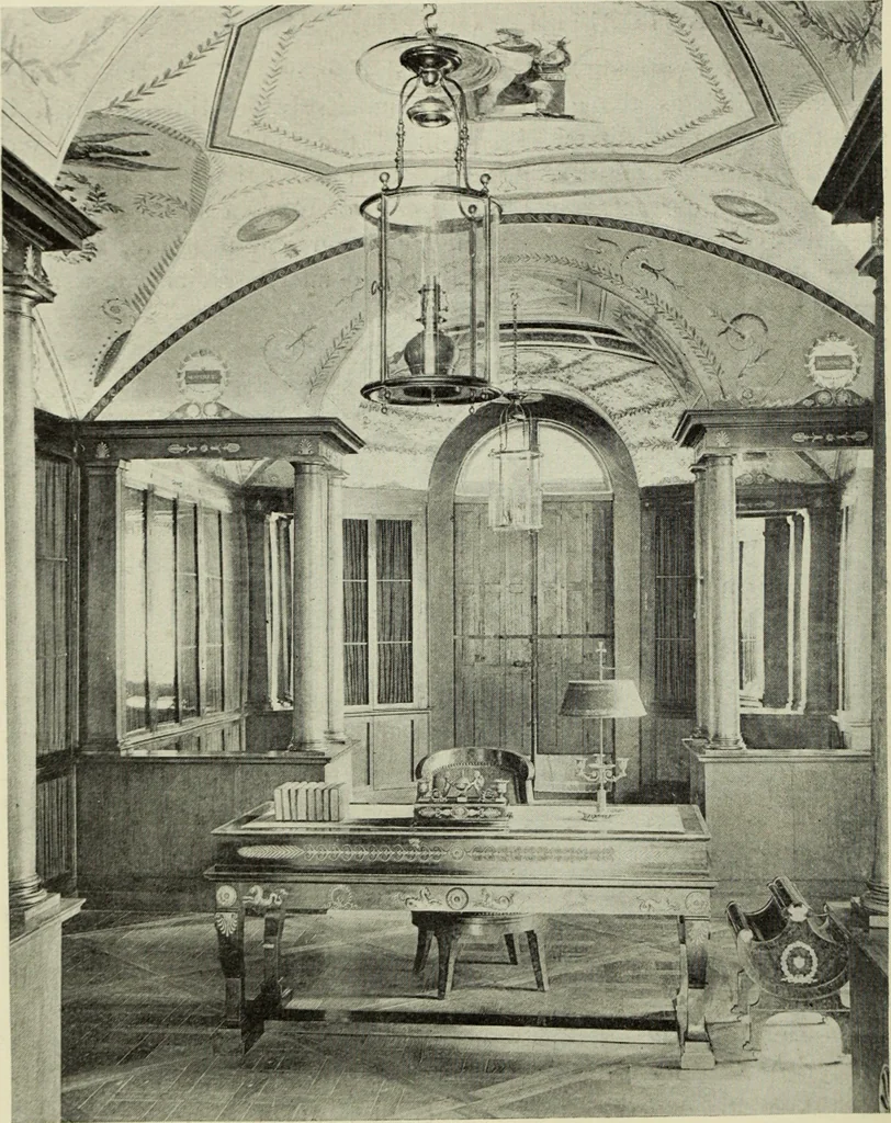 An illustration from The architecture of the Renaissance in France; a history of the evolution of the arts of building, decoration and garden design under classical influence from 1495 to 1830, 1911, leaf 235